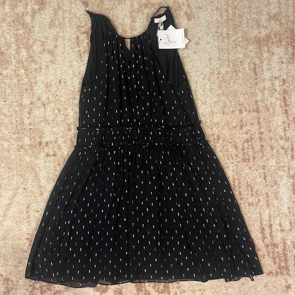 Josie Althia Metallic Print Fit & Flare Dress